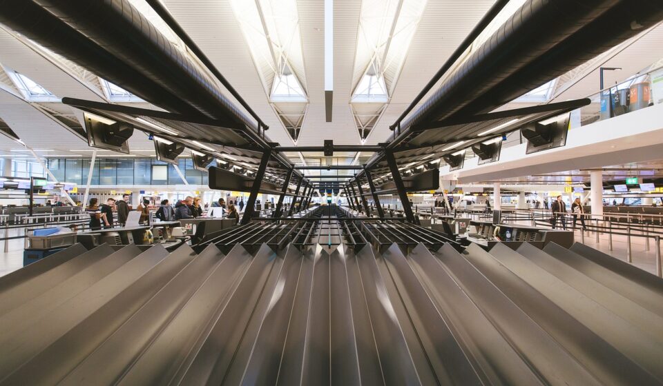 building, structure, steel, metal, scan, machine, people, passenger, airport, terminal, travel, trip