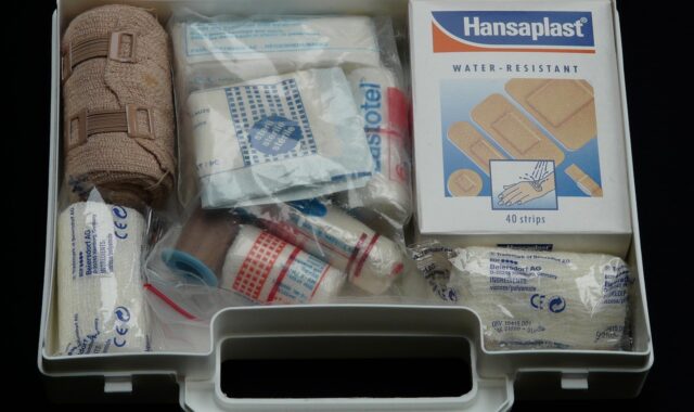 first aid kit, help, suitcase, white, emergency, pavement, first aid, red cross box, container, bandages, first aid bag, sanitary napkins, emergency doctor, ambulance kit, first aid, first aid, first aid, first aid, first aid
