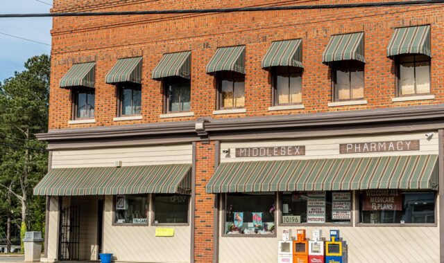 old fashioned drug store, country pharmacy, soda fountain, corner drug, pharmacy, prescriptions, prescription drive through, medicine, medical, health, healthcare, pharmaceutical, doctor, treatment, brown health, brown medical, brown doctors, brown medicine, brown healthcare