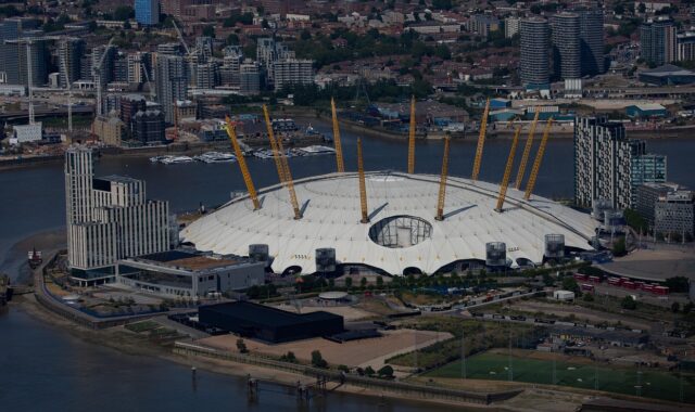 o2 arena, 02 from the air, overhead view of o2, greenwich london arena, millennium dome, london from the sky, o2 arena, o2 arena, o2 arena, o2 arena, o2 arena, millennium dome, millennium dome