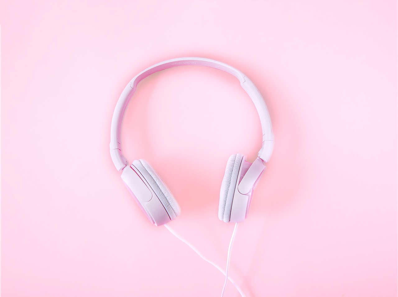 headsets, music, pink background, player, beautiful, to listen, emotions, wallpaper for girls, music, music, music, music, music