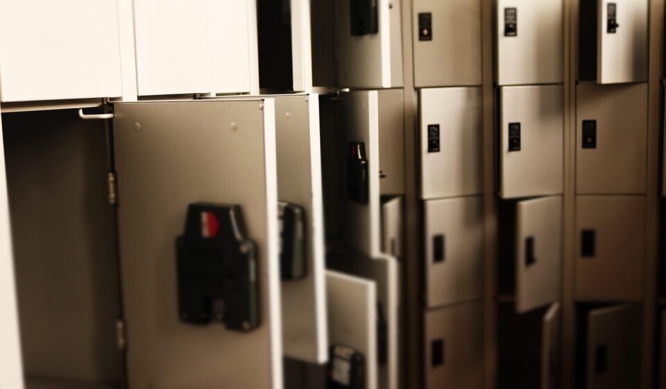 cabinet, close-up, indoors, lockers, open, safety, storage, brown safety, lockers, lockers, lockers, lockers, lockers