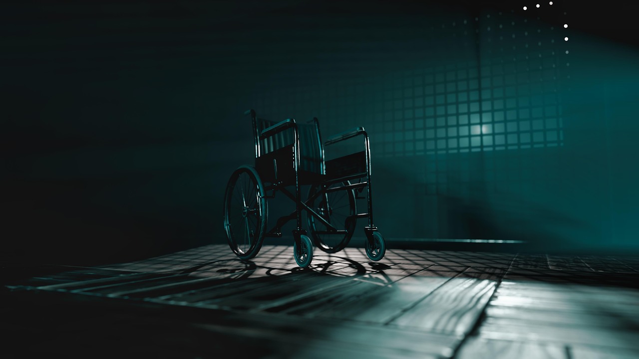 halloween, wheelchair, abandoned hospital, horror, darkness, wheelchair, wheelchair, wheelchair, wheelchair, wheelchair, abandoned hospital